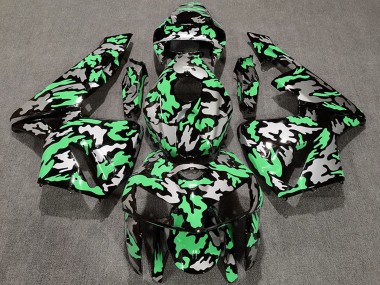 Camouflage Vert Clair Carénage Moto Honda CBR600RR 2005-2006 Pas Chère
