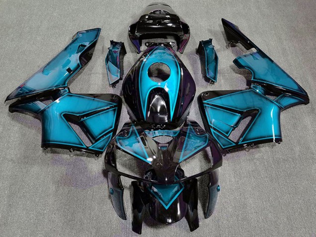 Bleu Clair Profond Carénage Moto Honda CBR600RR 2005-2006