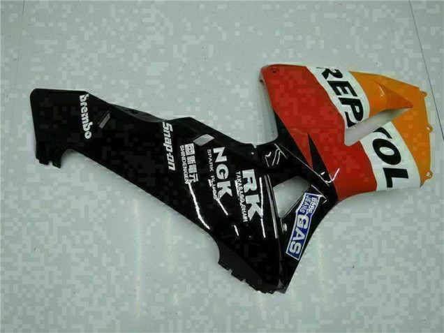 Orange Blanc Rouge Noir Repsol Carénage Moto Honda CBR600RR 2005-2006