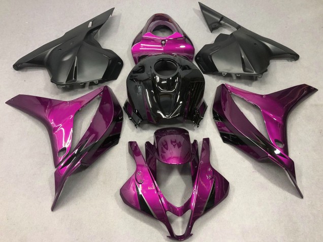Rose Noir Brillant OEM Style Carénage Moto Honda CBR600RR 2009-2012
