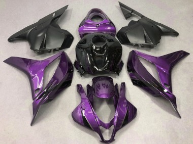 Violet Noir Brillant OEM Style Carénage Moto Honda CBR600RR 2009-2012 Pas Chère