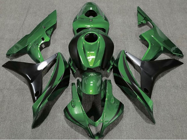 Vert Noir Brillant OEM Style Carénage Moto Honda CBR600RR 2007-2008