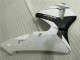 Blanc Noir Kits Carénages Moto ABS Honda CBR600RR 2005-2006