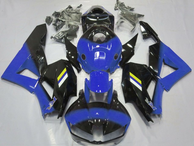 Bleu Noir Brillant Blanc Jaune Carénage Moto Honda CBR600RR 2013-2023