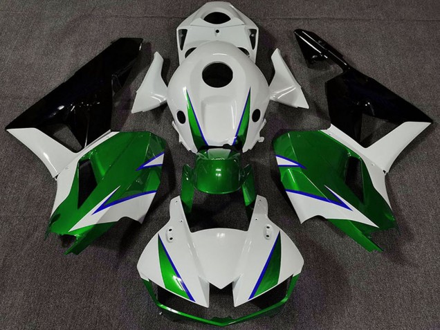 Blanc Vert Bleu Noir Brillant Carénage Moto Honda CBR600RR 2013-2023