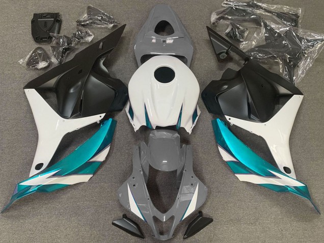 Blanc Gris Bleu Noir Mat Carénage Moto Honda CBR600RR 2009-2012