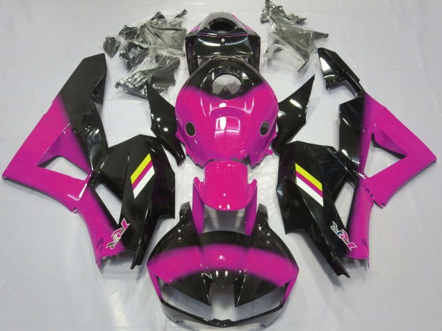 Rose Noir Brillant Blanc Jaune Carénage Moto Honda CBR600RR 2013-2026