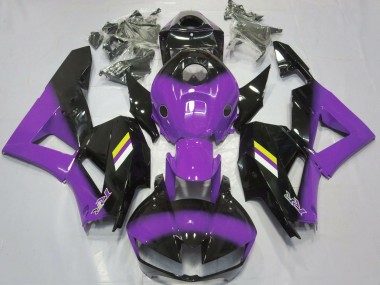 Violet Noir Brillant Blanc Jaune Carénage Moto Honda CBR600RR 2013-2023 Pas Chère