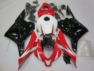 Blanc Rouge Noir Brillant Carénage Moto Honda CBR600RR 2009-2012 Pas Chère
