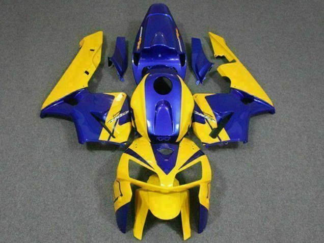 Jaune Bleu Carénage Moto Honda CBR600RR 2005-2006