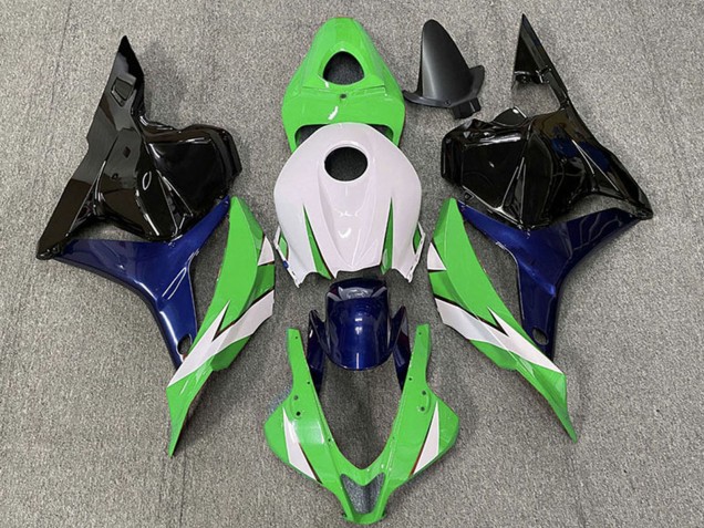 Blanc Vert Bleu Noir Brillant Carénage Moto Honda CBR600RR 2009-2012
