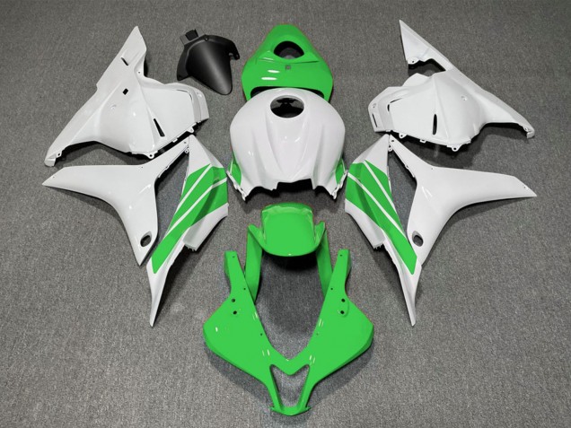 Blanc Vert Bande Carénage Moto Honda CBR600RR 2009-2012