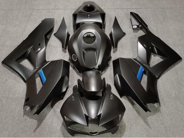 Noir Mat Bleu Clair Carénage Moto Honda CBR600RR 2013-2023
