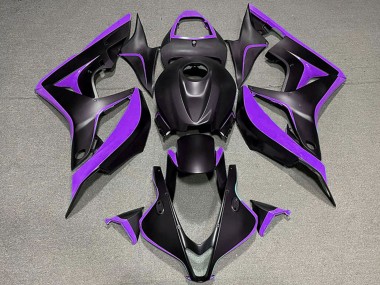 Violet Noir Mat Carénage Moto Honda CBR600RR 2007-2008 Pas Chère