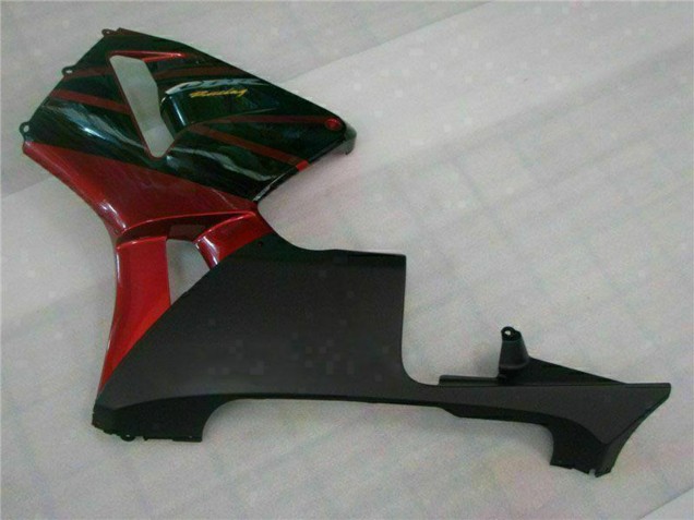 Rouge Noir Kits Carénages Moto ABS Honda CBR600RR 2005-2006