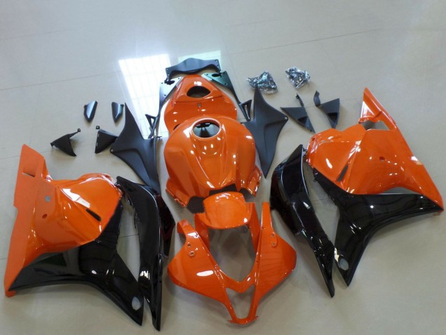 Orange Noir Brillant Carénage Moto Honda CBR600RR 2009-2012