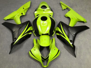 Jaune Néon Noir Mat OEM Style Carénage Moto Honda CBR600RR 2007-2008 Pas Chère