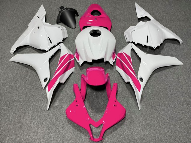 Blanc Rose Bande Carénage Moto Honda CBR600RR 2009-2012