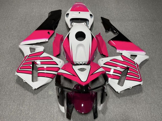 Blanc Rose Ailes Carénage Moto Honda CBR600RR 2005-2006