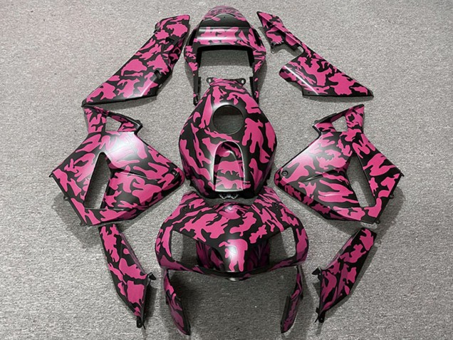 Rouge Noir Camouflage Carénage Moto Honda CBR600RR 2003-2004