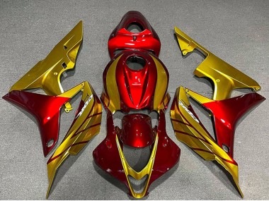 Or Rouge Carénage Moto Honda CBR600RR 2007-2008 Pas Chère