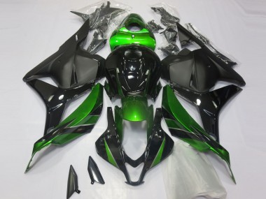 Vert Noir Brillant Noir Mat Carénage Moto Honda CBR600RR 2009-2012 Pas Chère