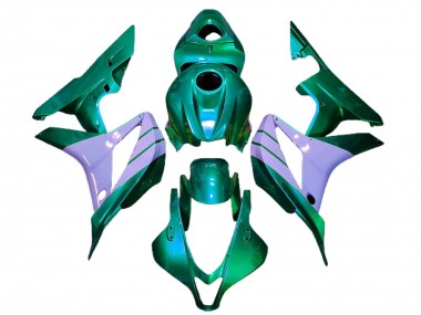 Turquoise Vert Milky Violet Carénage Moto Honda CBR600RR 2007-2008 Pas Chère