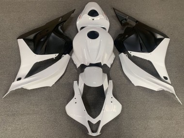 Blanc Noir Mat Carénage Moto Honda CBR600RR 2009-2012 Pas Chère