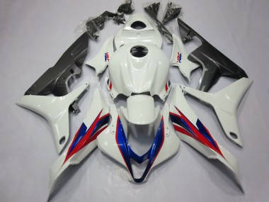 Blanc Rouge Bleu HRC Carénage Moto Honda CBR600RR 2007-2008 Pas Chère