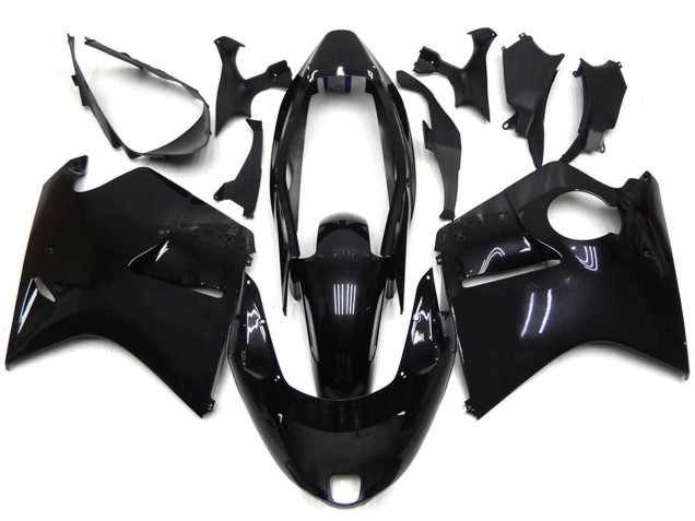 Noir Brillant Carénage Moto Honda CBR1100XX Blackbird 1996-2007