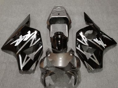 Argent Noir Brillant Carénage Moto Honda CBR954RR 2002-2003 Pas Chère