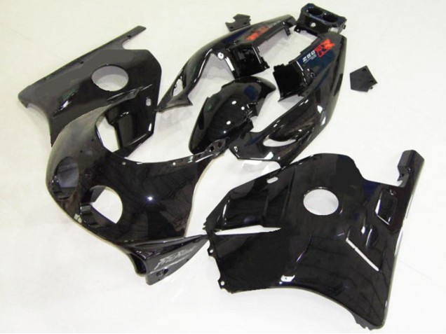 Noir Brillant Carénage Moto Honda CBR250RR 1990-1998