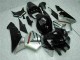 Noir Brillant Argent Carénage Moto Honda CBR600RR 2005-2006