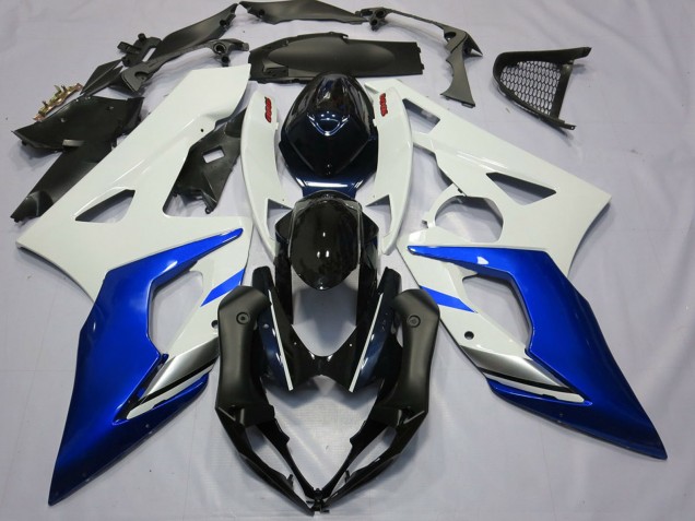 Blanc Bleu Noir Carénage Moto Suzuki GSXR 1000 2005-2006