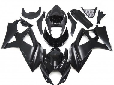 Noir Brillant Noir Mat Kits Carénages Moto Suzuki GSXR 1000 2007-2008 Pas Chère