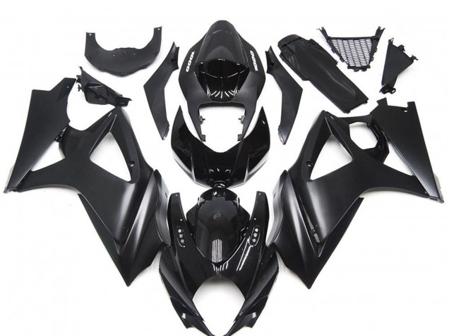 Noir Brillant Noir Mat Kits Carénages Moto Suzuki GSXR 1000 2007-2008