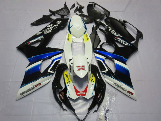 Blanc Bleu Noir Jaune Rouge Dark Dog Carénage Moto Suzuki GSXR 1000 2005-2006