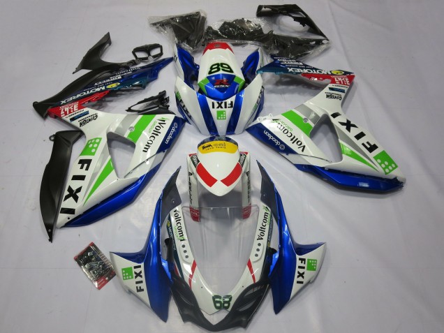 Fixi Carénage Moto Suzuki GSXR 1000 2009-2016