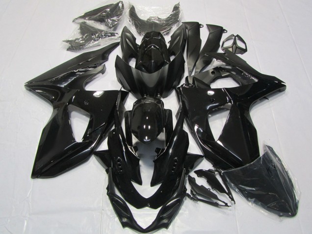 Noir Brillant Carénage Moto Suzuki GSXR 1000 2009-2016