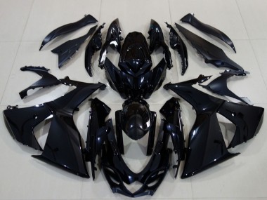 Noir Brillant Carénages Moto Suzuki GSXR 1000 2009-2016 Pas Chère
