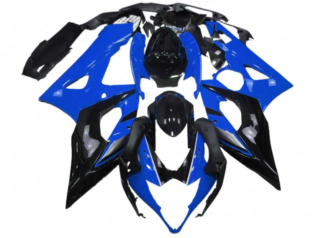 Bleu Noir Brillant Carénages Moto Suzuki GSXR 1000 2005-2006