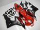 Rouge Noir Mat Décalque Carénage Moto Honda CBR600RR 2007-2008