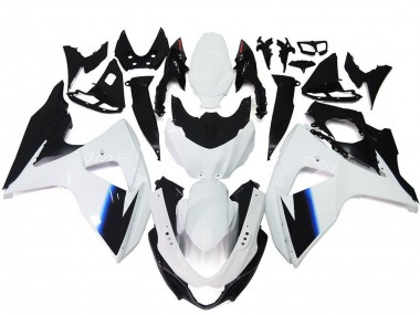 Blanc Bleu Noir Kits Carénages Moto Suzuki GSXR 1000 2009-2016 Pas Chère