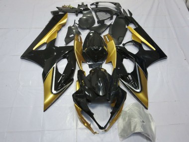 Or Noir Carénage Moto Suzuki GSXR 1000 2005-2006 Pas Chère