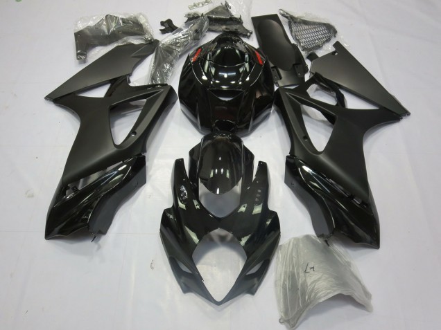Noir Brillant Noir Mat Carénage Moto Suzuki GSXR 1000 2007-2008