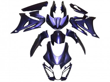 Bleu Mat Carénage Moto Suzuki GSXR 1000 2017-2024 Pas Chère