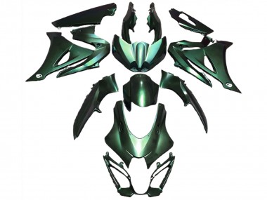 Vert Mat Carénage Moto Suzuki GSXR 1000 2017-2024 Pas Chère