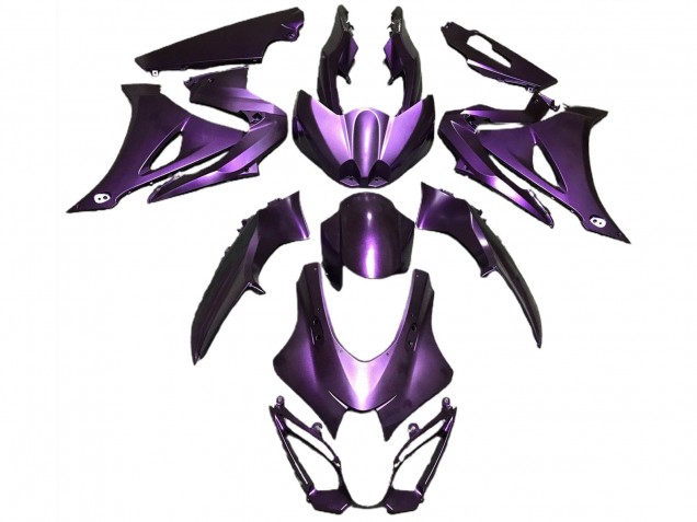 Violet Mat Carénage Moto Suzuki GSXR 1000 2017-2024