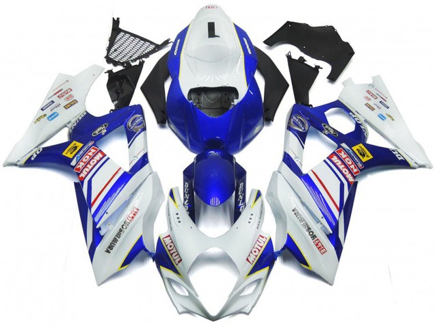 Blanc Bleu Rouge Jaune Carénage Moto Suzuki GSXR 1000 2007-2008