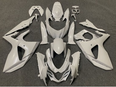 Blanc Brillant Carénages Moto Suzuki GSXR 1000 2009-2016 Pas Chère